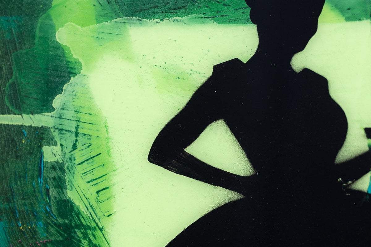 Last Orders Mixer (Fern Green) - Original by artist Lhouette - Wyecliffe Galleries