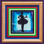 Last Orders Mixer - Fresh Blue - Original - SOLD by artist Lhouette - Wyecliffe Galleries