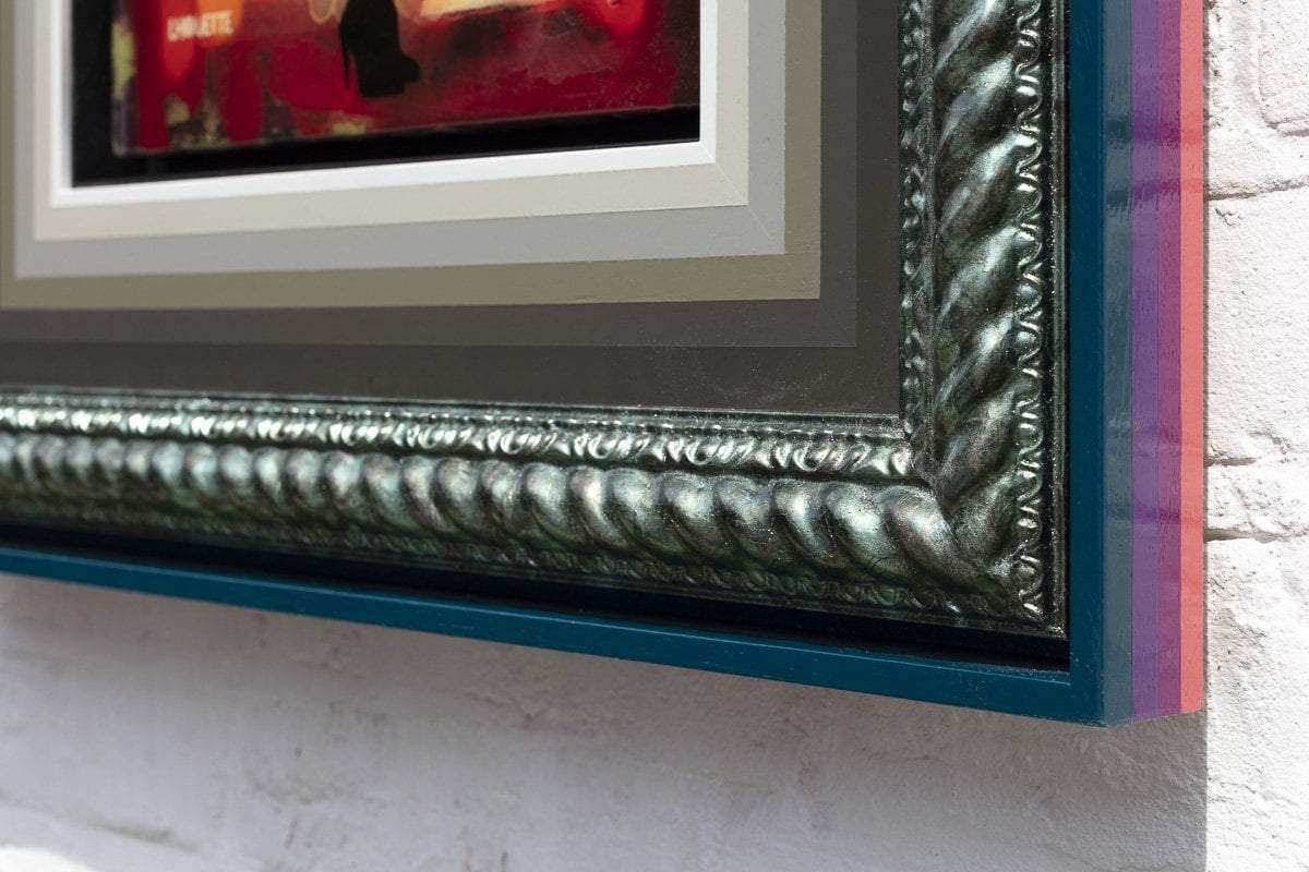 Last Orders Mixer - Golden Yellow - Original - SOLD by artist Lhouette - Wyecliffe Galleries