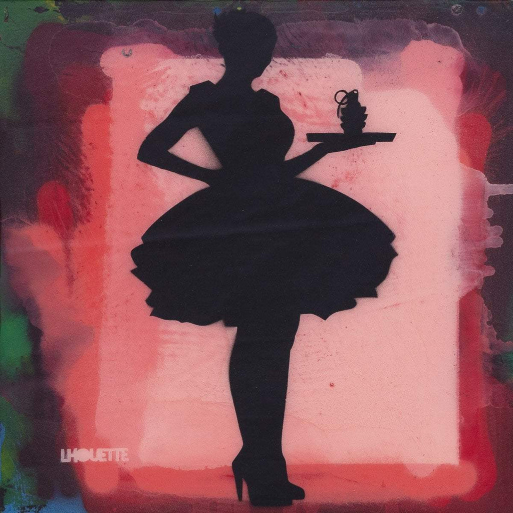 Last Orders Mixer - Strawberry - Original - SOLD by artist Lhouette - Wyecliffe Galleries