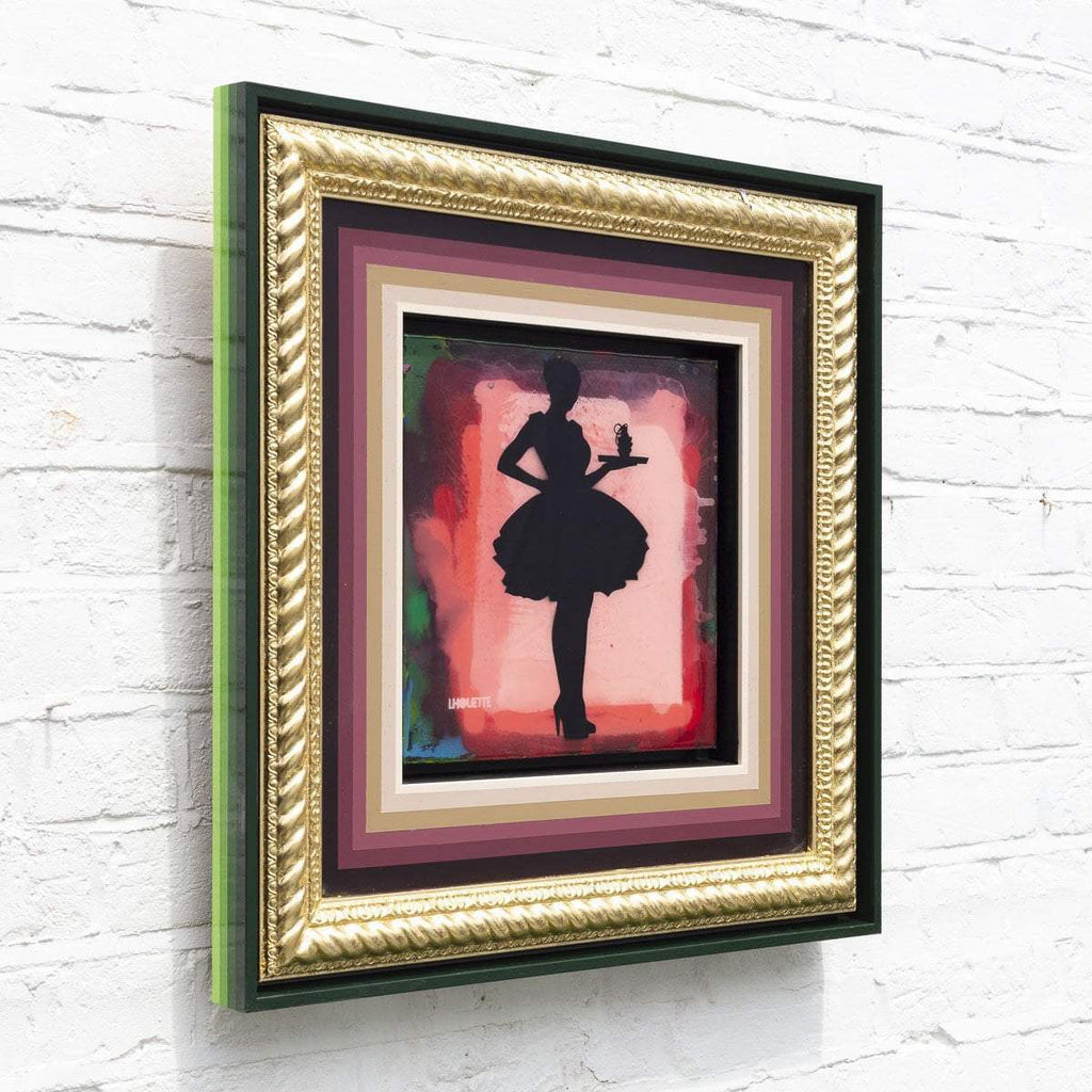 Last Orders Mixer - Strawberry - Original - SOLD by artist Lhouette - Wyecliffe Galleries