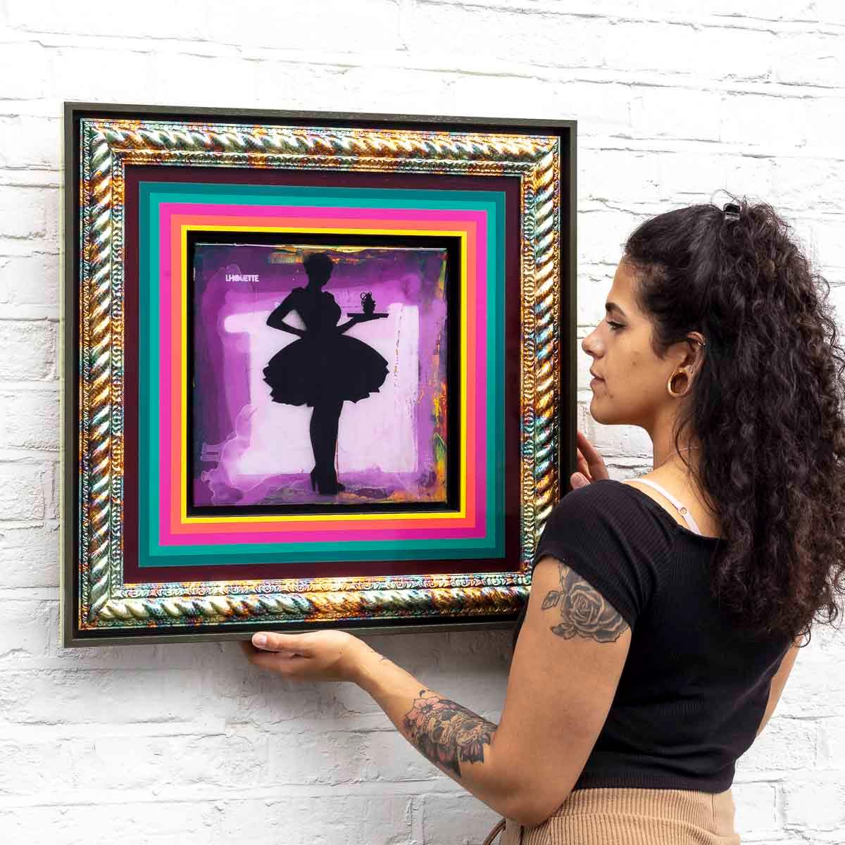 Last Orders Mixer (Sweet Dream) - Original - SOLD by artist Lhouette - Wyecliffe Galleries