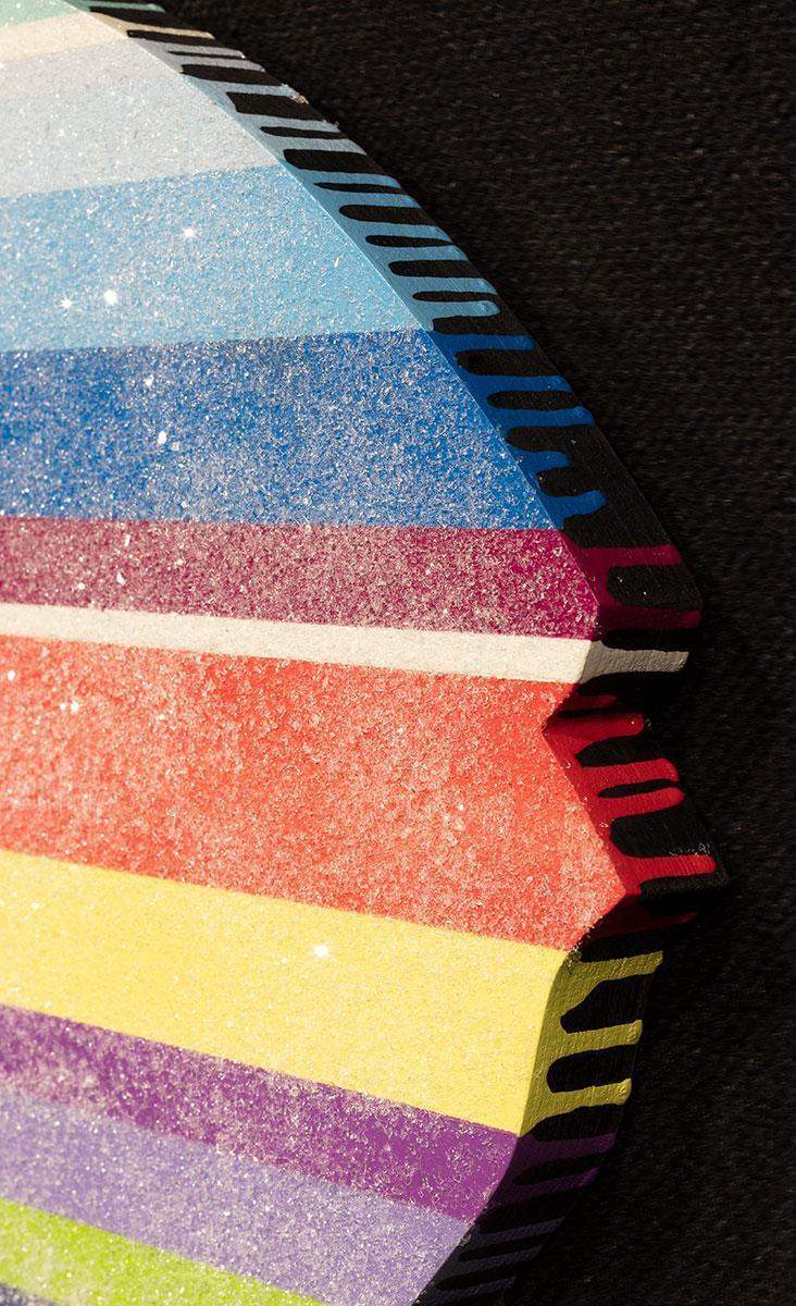 Last Orders Striped - Sculpture - SOLD by artist Lhouette - Wyecliffe Galleries