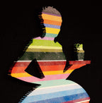 Last Orders Striped - Sculpture - SOLD by artist Lhouette - Wyecliffe Galleries