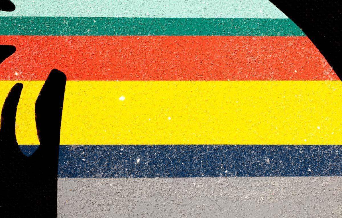 Little Miss Sunshine Diamond Dust - Original - SOLD by artist Lhouette - Wyecliffe Galleries