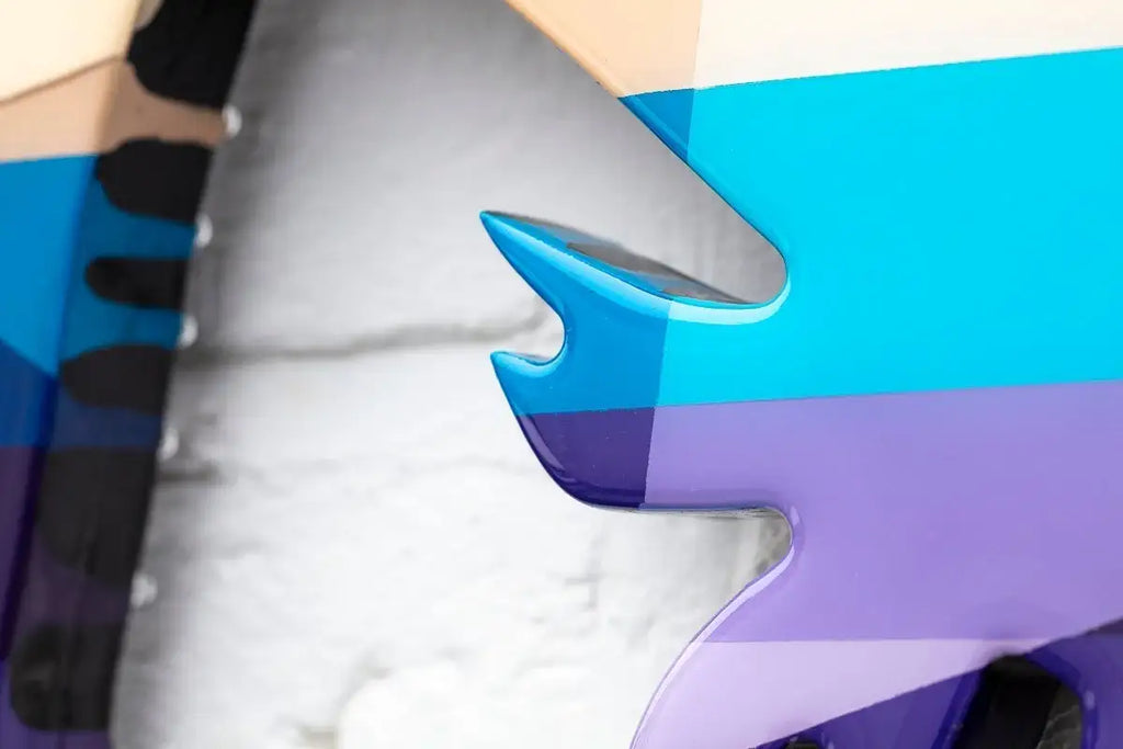 Little Miss Sunshine Floral Medium Wall Sculpture - Geometric Striped - SOLD by artist Lhouette - Wyecliffe Galleries