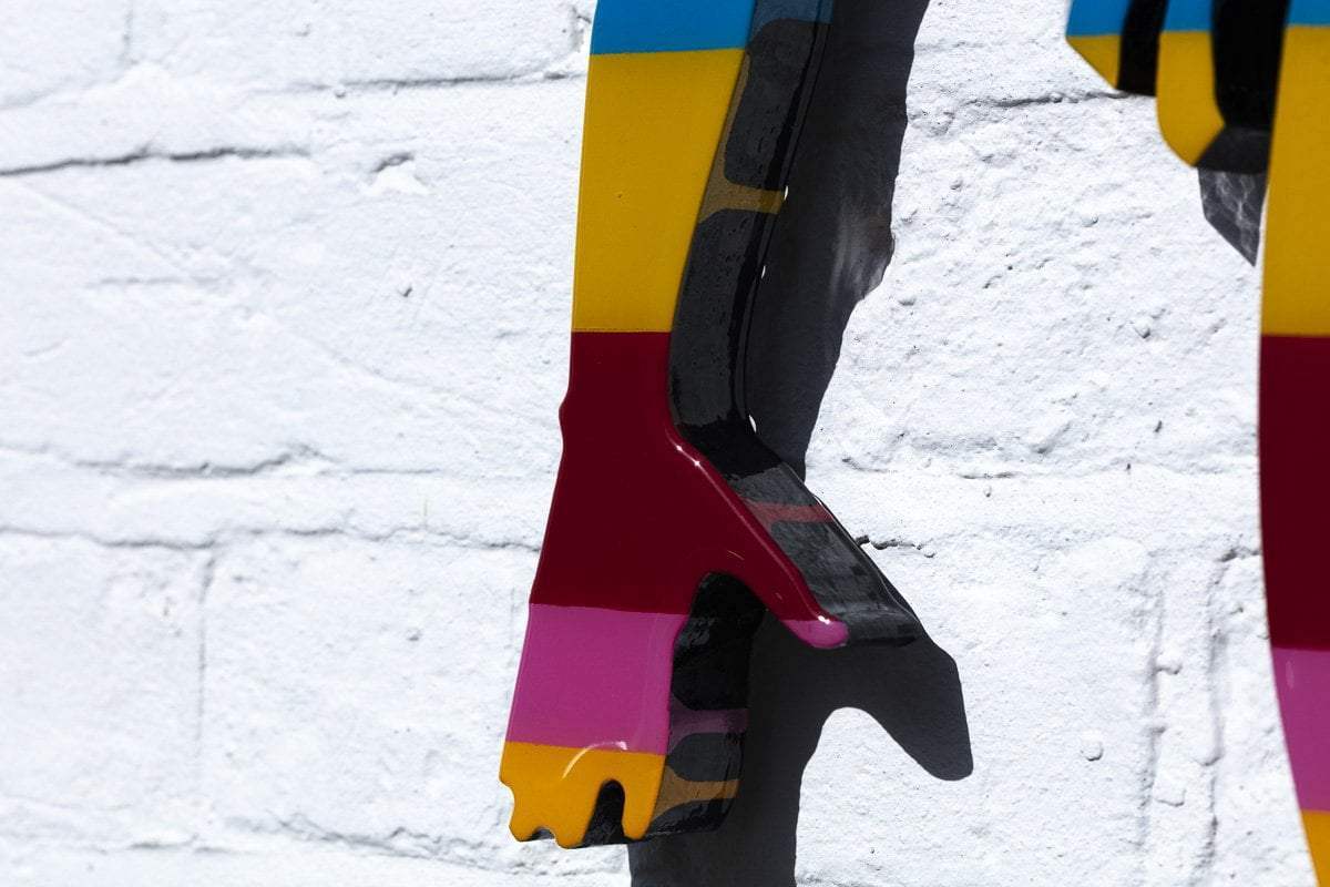 Little Miss Sunshine Flowers - Original Wall Sculpture - SOLD by artist Lhouette - Wyecliffe Galleries