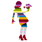 Little Miss Sunshine Flowers - Original Wall Sculpture - SOLD by artist Lhouette - Wyecliffe Galleries