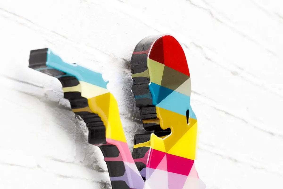 Little Miss Sunshine Geo Matte - Original Wall Sculpture - SOLD by artist Lhouette - Wyecliffe Galleries