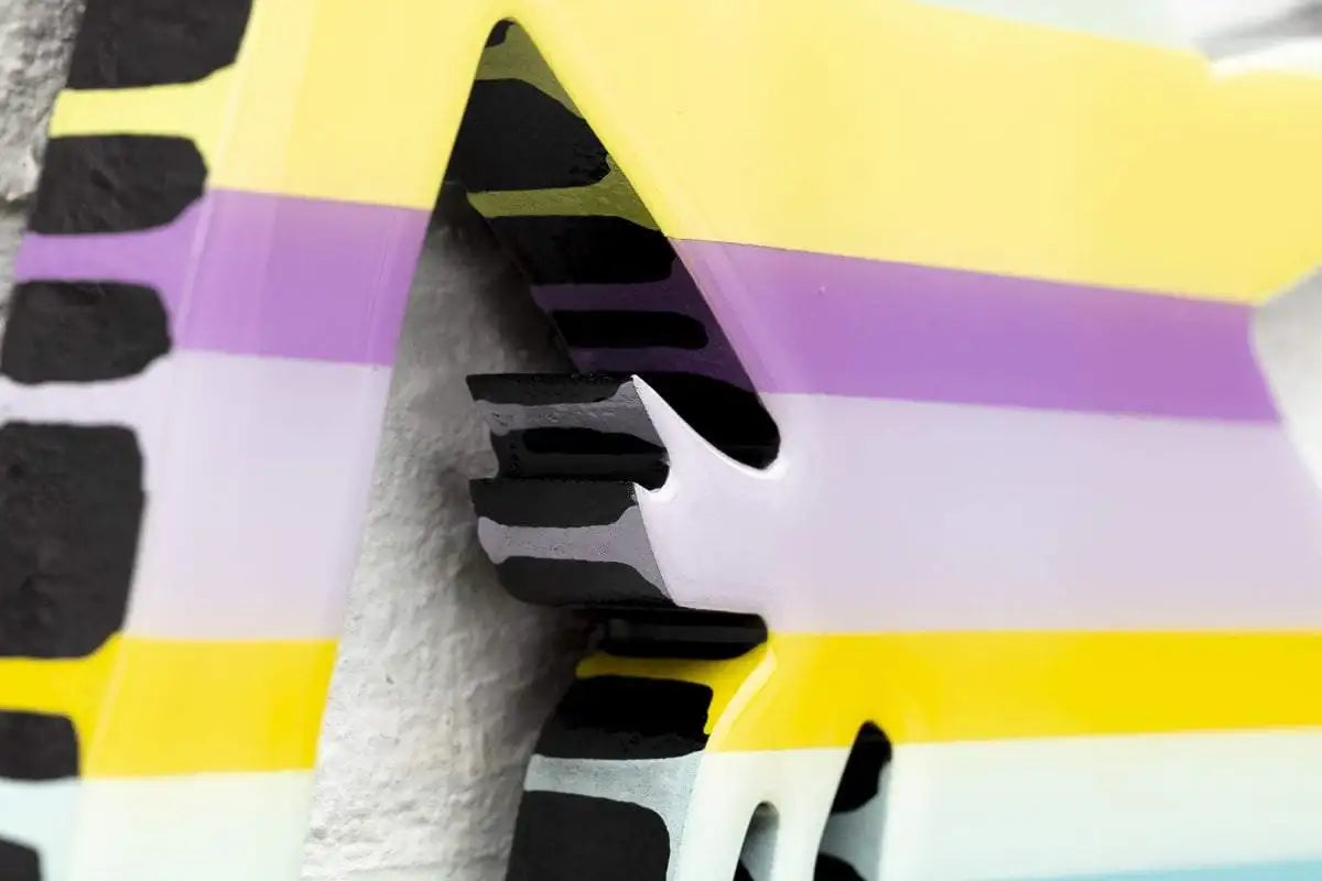 Little Miss Sunshine Miniature - Flowers and Stripes - Original - SOLD by artist Lhouette - Wyecliffe Galleries