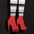 Little Miss Sunshine Miniature - Rainbow Geometric - Original Wall Sculpture - SOLD by artist Lhouette - Wyecliffe Galleries