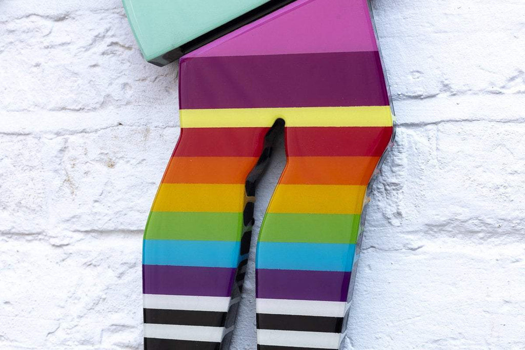 Little Miss Sunshine Miniature Two Part Wall Sculpture - Original - SOLD by artist Lhouette - Wyecliffe Galleries