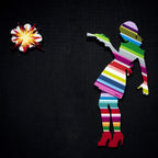 Little Miss Sunshine Miniature - Original Wall Sculpture - SOLD by artist Lhouette - Wyecliffe Galleries