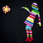 Little Miss Sunshine Miniature - Original Wall Sculpture - SOLD by artist Lhouette - Wyecliffe Galleries