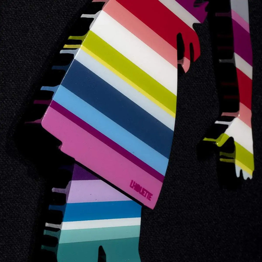 Little Miss Sunshine Miniature - Original Wall Sculpture - SOLD by artist Lhouette - Wyecliffe Galleries