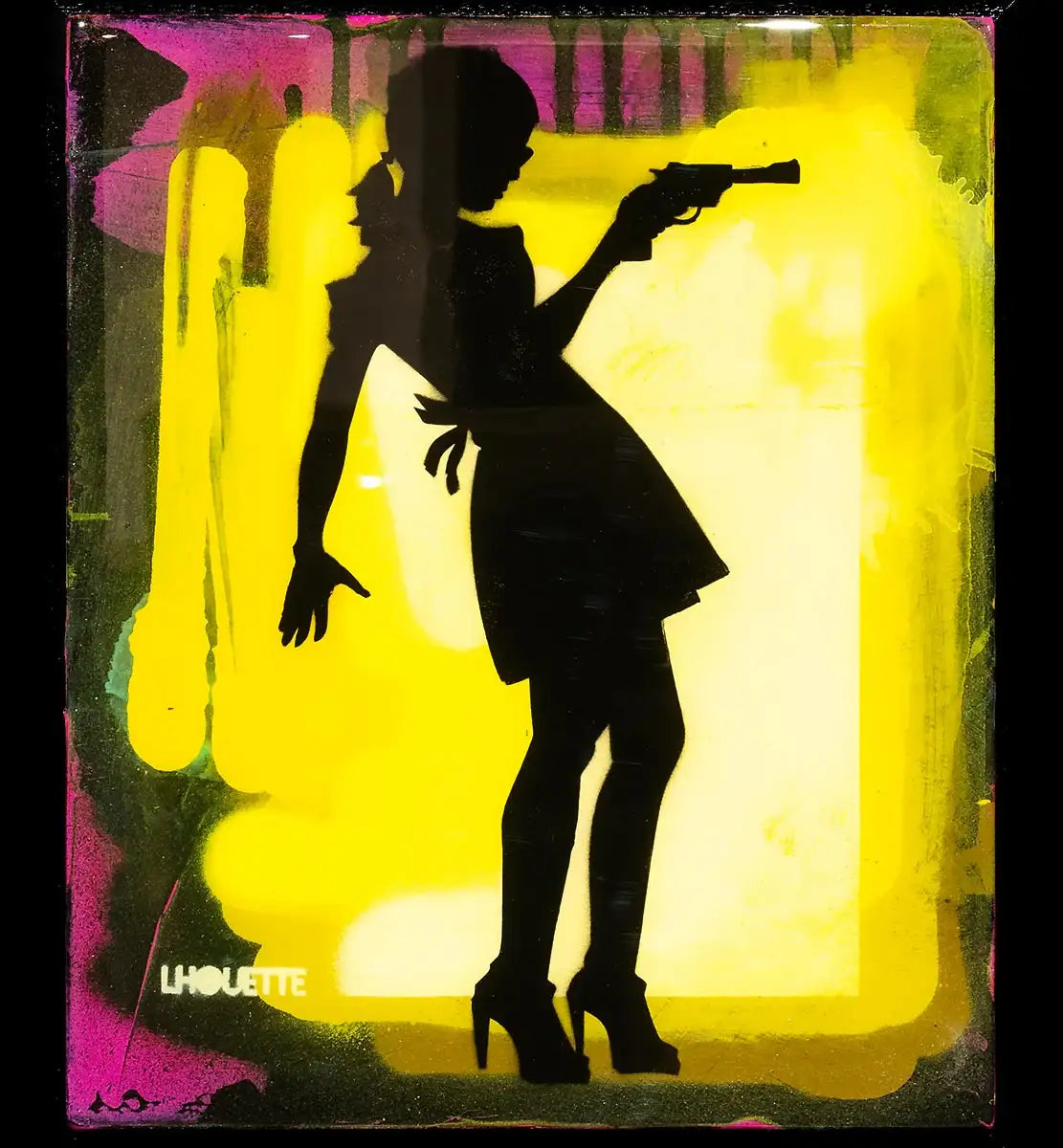 Little Miss Sunshine Mixer - Asia Yellow - SOLD by artist Lhouette - Wyecliffe Galleries