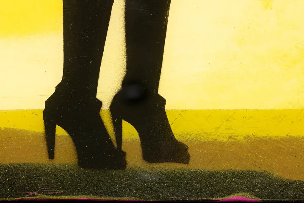 Little Miss Sunshine Mixer - Asia Yellow - SOLD by artist Lhouette - Wyecliffe Galleries