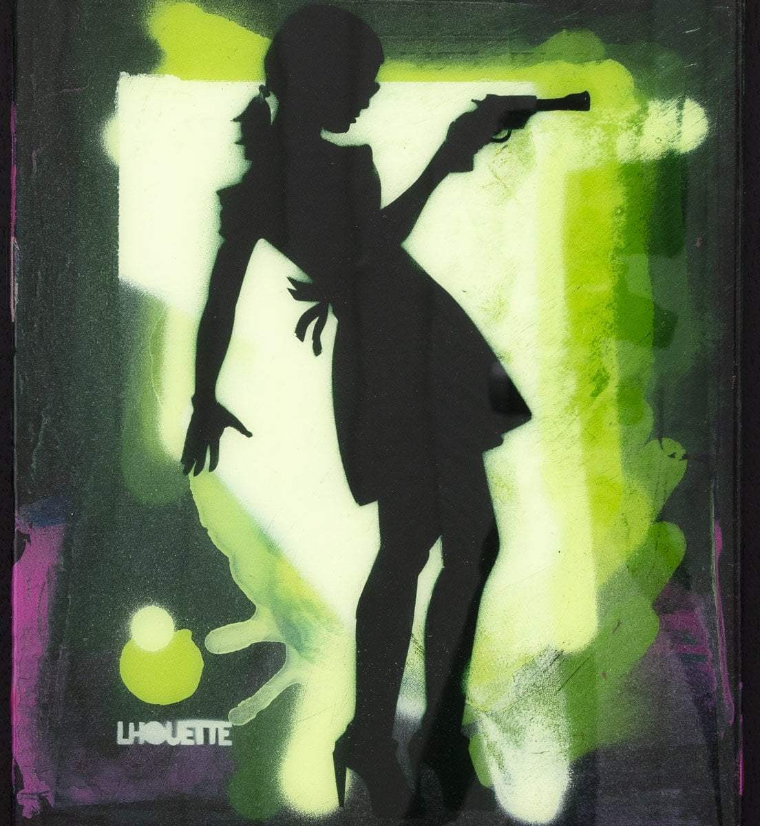 Little Miss Sunshine Mixer - Fern Green II - SOLD by artist Lhouette - Wyecliffe Galleries