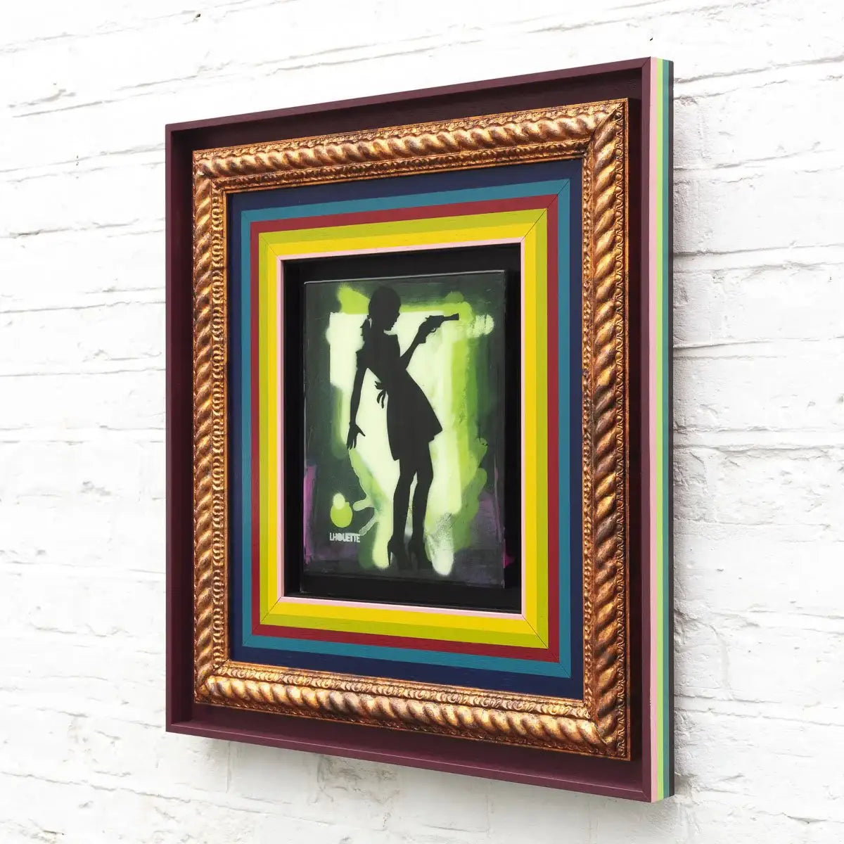 Little Miss Sunshine Mixer - Fern Green II - SOLD by artist Lhouette - Wyecliffe Galleries