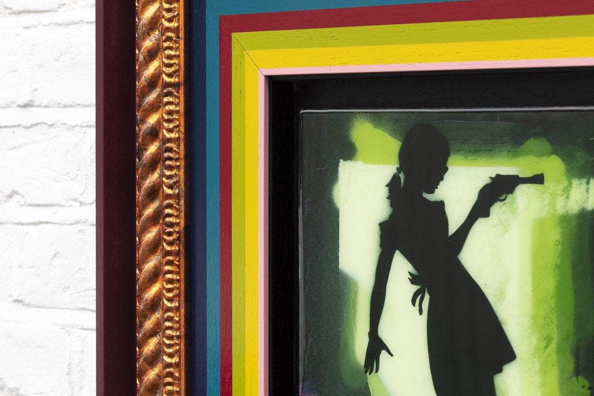 Little Miss Sunshine Mixer - Fern Green II Lhouette Framed