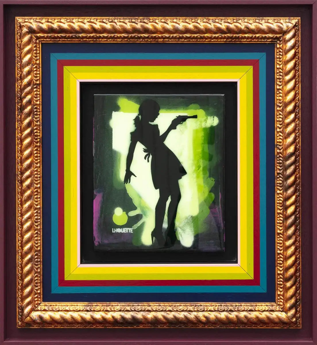 Little Miss Sunshine Mixer - Fern Green II - SOLD by artist Lhouette - Wyecliffe Galleries