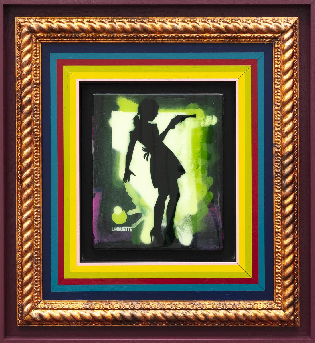 Little Miss Sunshine Mixer - Fern Green II Lhouette Framed