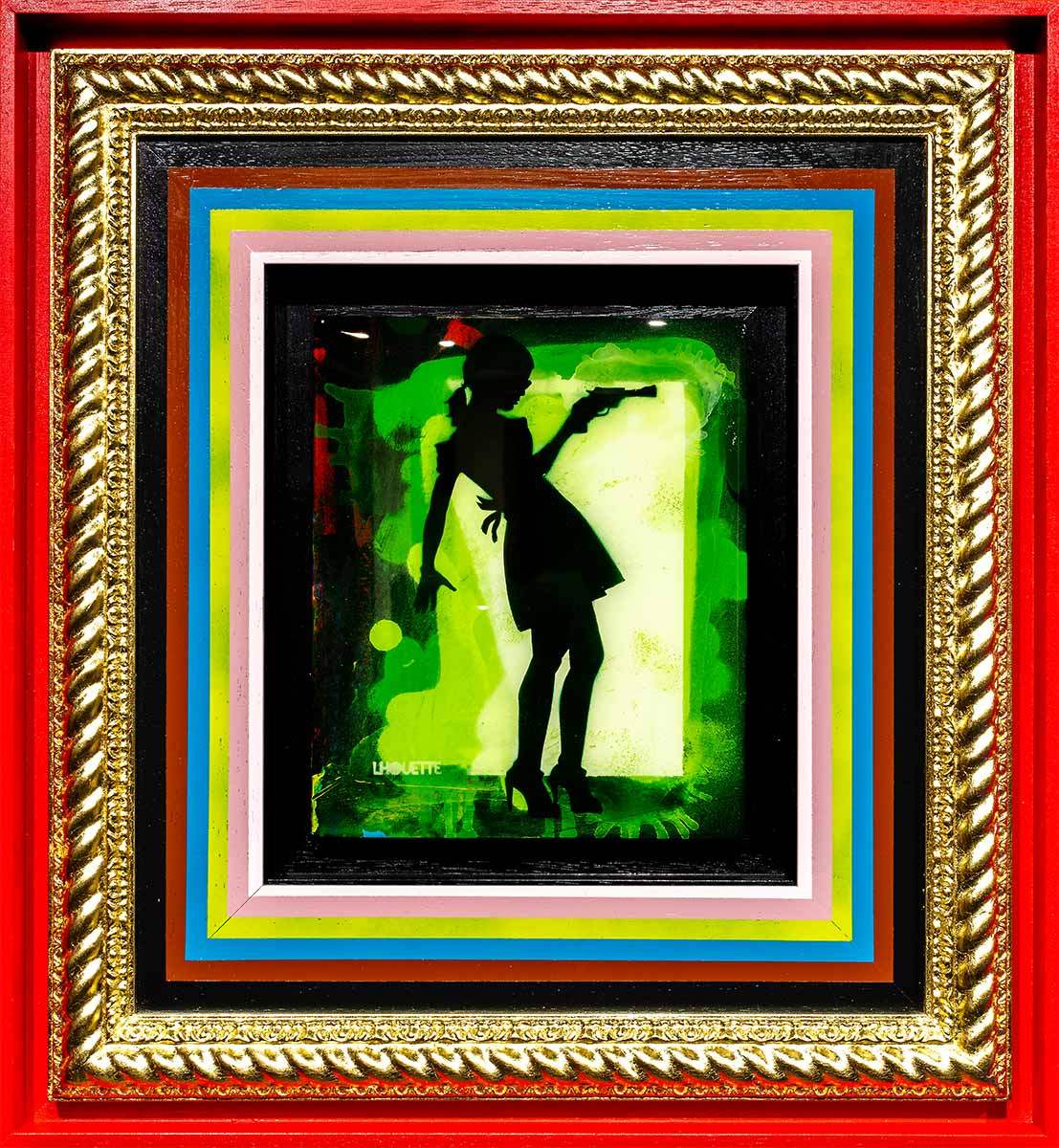 Little Miss Sunshine Mixer - Fern Green - SOLD by artist Lhouette - Wyecliffe Galleries