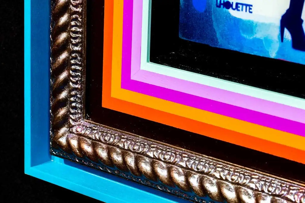 Little Miss Sunshine Mixer - Signal Blue - SOLD by artist Lhouette - Wyecliffe Galleries