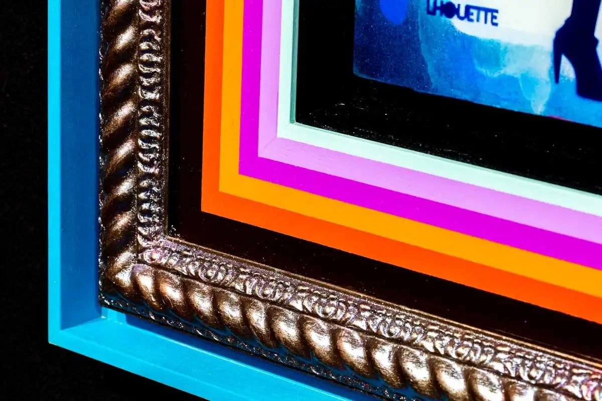 Little Miss Sunshine Mixer - Signal Blue - SOLD by artist Lhouette - Wyecliffe Galleries