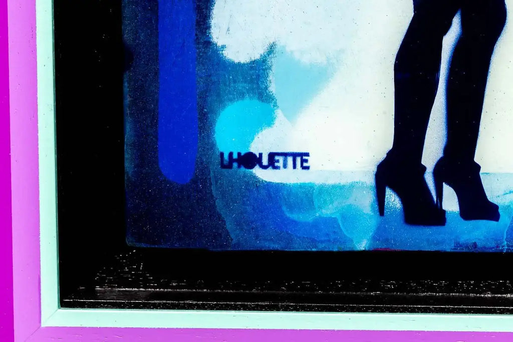 Little Miss Sunshine Mixer - Signal Blue - SOLD by artist Lhouette - Wyecliffe Galleries