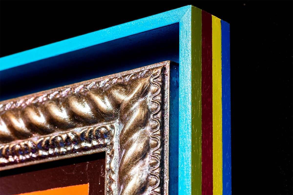 Little Miss Sunshine Mixer - Signal Blue - SOLD by artist Lhouette - Wyecliffe Galleries