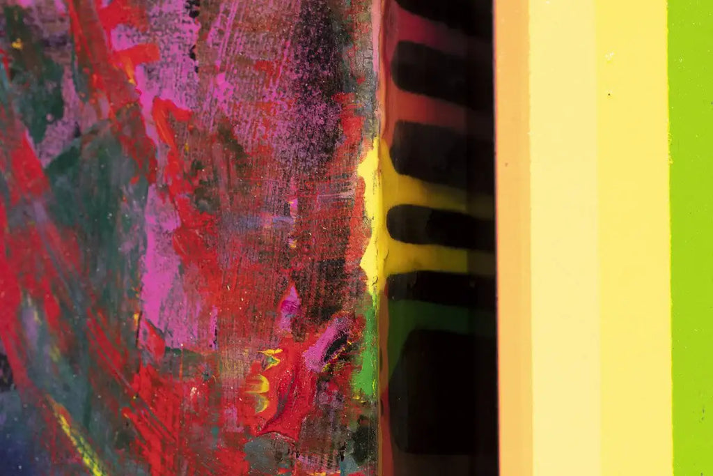 Little Miss Sunshine XL Mixer Signal Blue - Original - SOLD by artist Lhouette - Wyecliffe Galleries