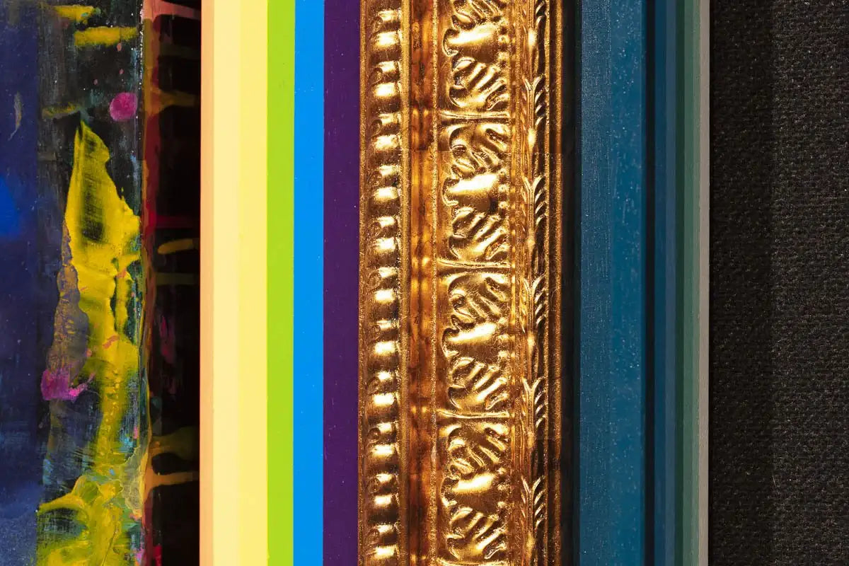 Little Miss Sunshine XL Mixer Signal Blue - Original - SOLD by artist Lhouette - Wyecliffe Galleries