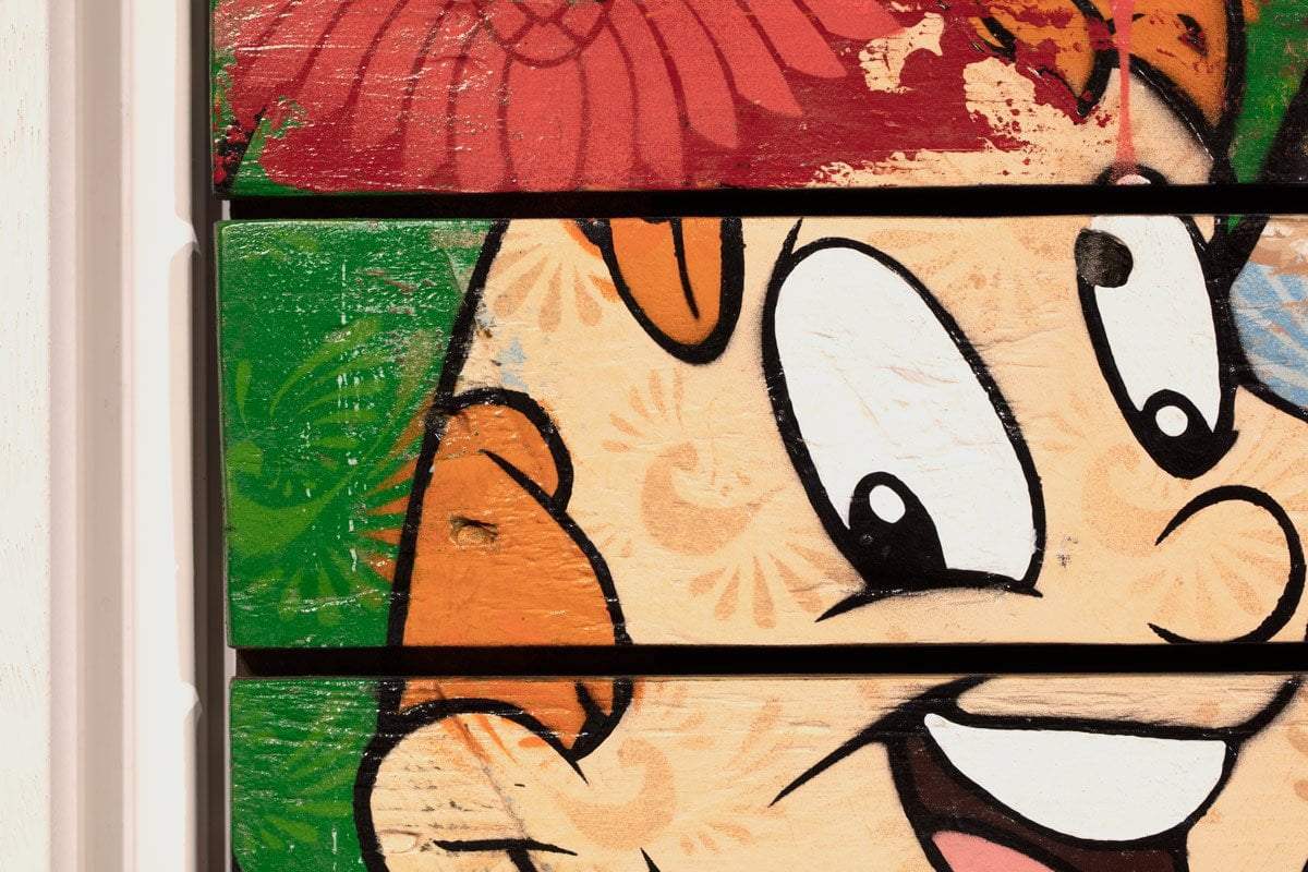 Lucky Charms Pallet - Original - SOLD by artist LHouette - Wyecliffe Galleries