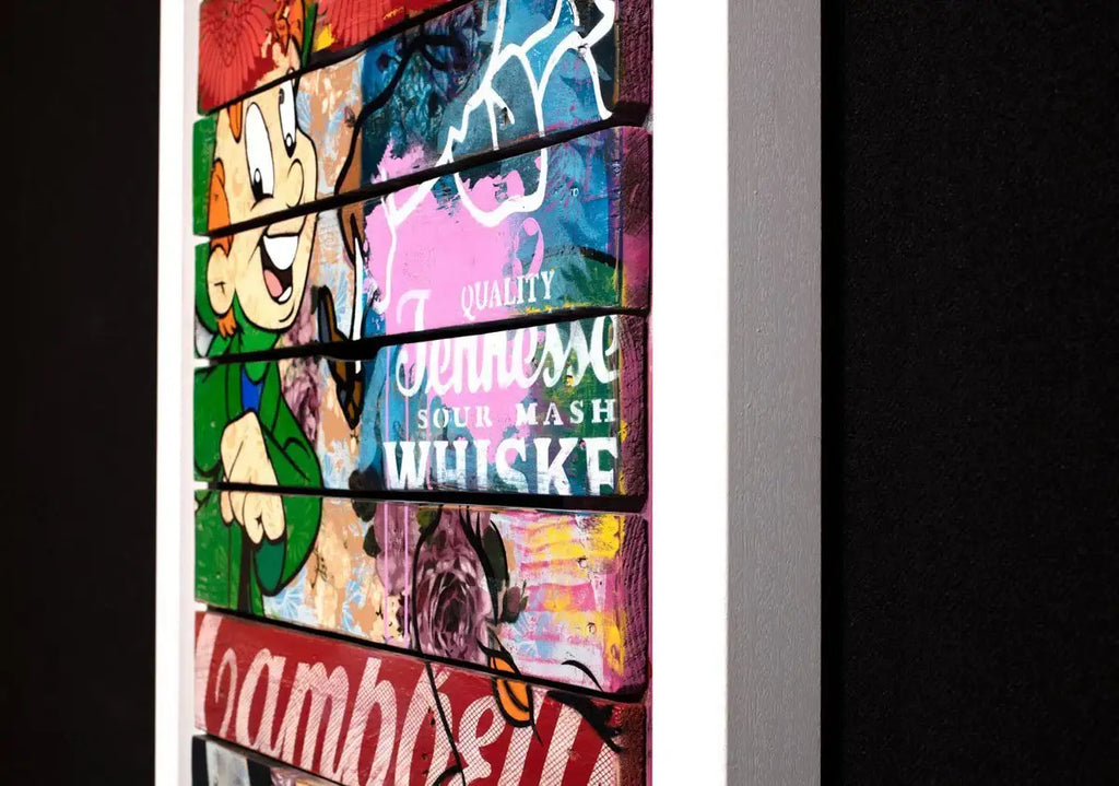 Lucky Charms Pallet - Original - SOLD by artist LHouette - Wyecliffe Galleries