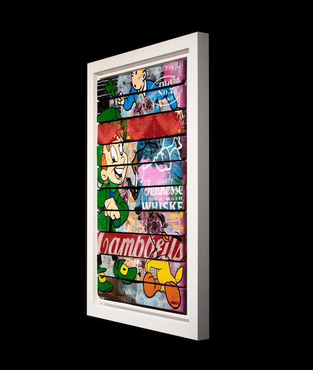 Lucky Charms Pallet - Original - SOLD by artist LHouette - Wyecliffe Galleries