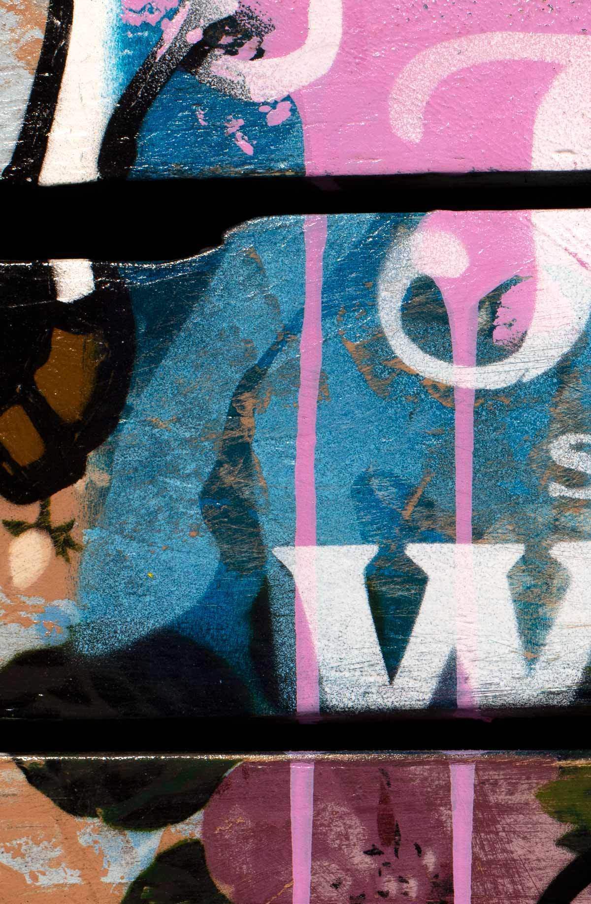 Lucky Charms Pallet - Original - SOLD by artist LHouette - Wyecliffe Galleries