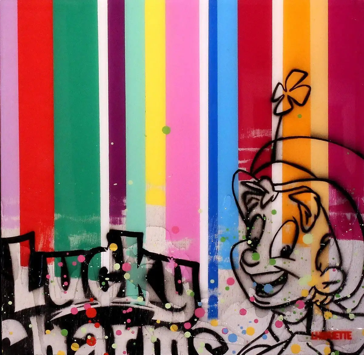 Lucky Charms - SOLD by artist Lhouette - Wyecliffe Galleries