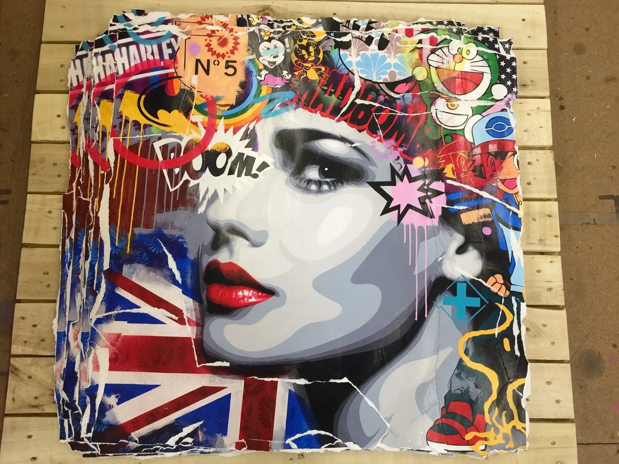 Mad Bomb - Edition - SOLD by artist Lhouette - Wyecliffe Galleries