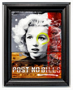 Marilyn - Post No Bills - Original - SOLD by artist Lhouette - Wyecliffe Galleries