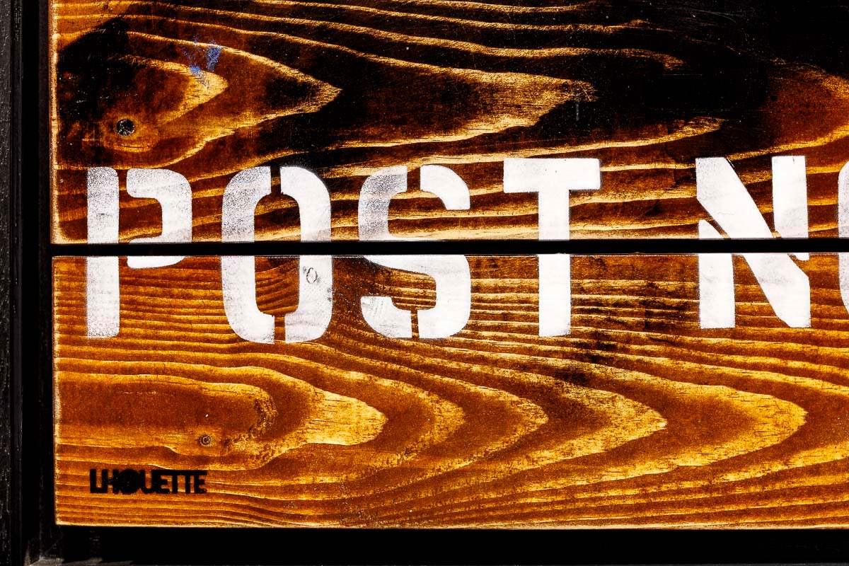 Marilyn - Post No Bills - Original - SOLD by artist Lhouette - Wyecliffe Galleries