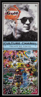 Mass McQueen - Chanel Blue - Boutique Edition - SOLD by artist Lhouette - Wyecliffe Galleries