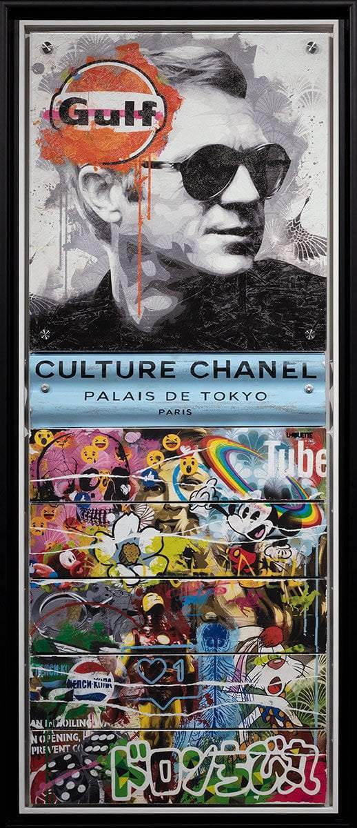 Mass McQueen - Chanel Blue - Boutique Edition - SOLD by artist Lhouette - Wyecliffe Galleries