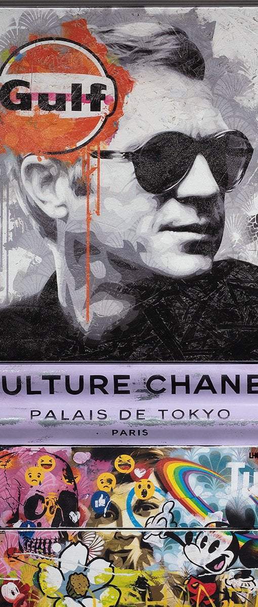 Mass McQueen - Chanel Purple - Boutique Edition - SOLD by artist Lhouette - Wyecliffe Galleries