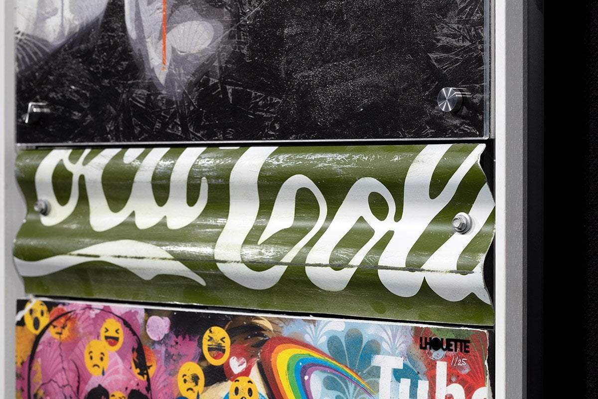 Mass McQueen - Coca Cola Green - Boutique Edition - SOLD by artist Lhouette - Wyecliffe Galleries