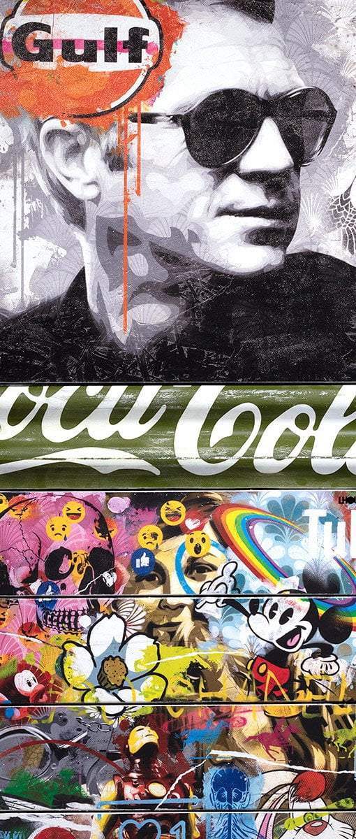 Mass McQueen - Coca Cola Green - Boutique Edition - SOLD by artist Lhouette - Wyecliffe Galleries