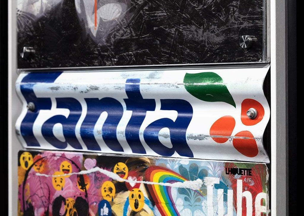 Mass McQueen - Fanta Blue - Boutique Edition - SOLD by artist Lhouette - Wyecliffe Galleries