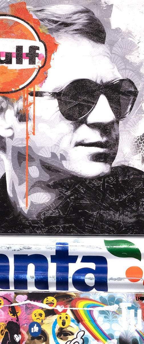 Mass McQueen - Fanta Blue - Boutique Edition - SOLD by artist Lhouette - Wyecliffe Galleries