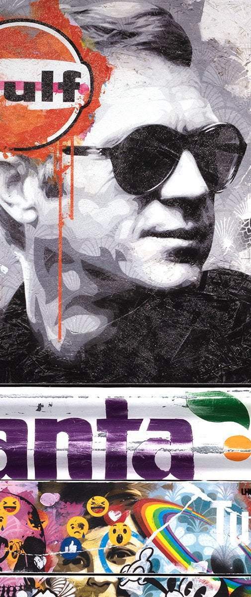 Mass McQueen - Fanta Purple - Boutique Edition - SOLD by artist Lhouette - Wyecliffe Galleries