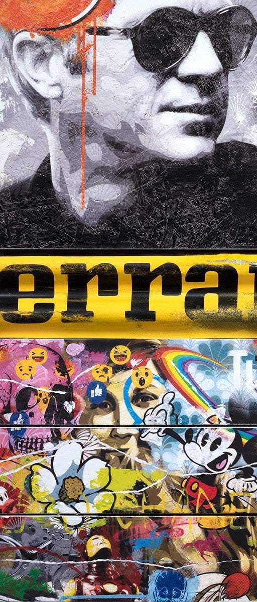 Mass McQueen - Ferrari Yellow - Boutique Edition - SOLD by artist Lhouette - Wyecliffe Galleries